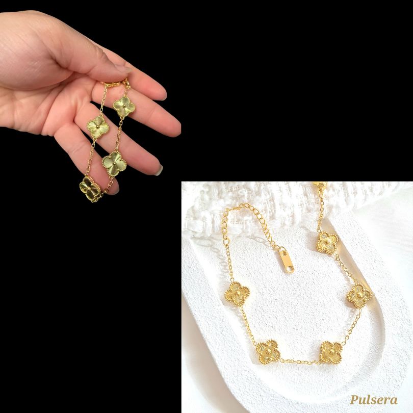 Pulsera trebol de 4 Hojas