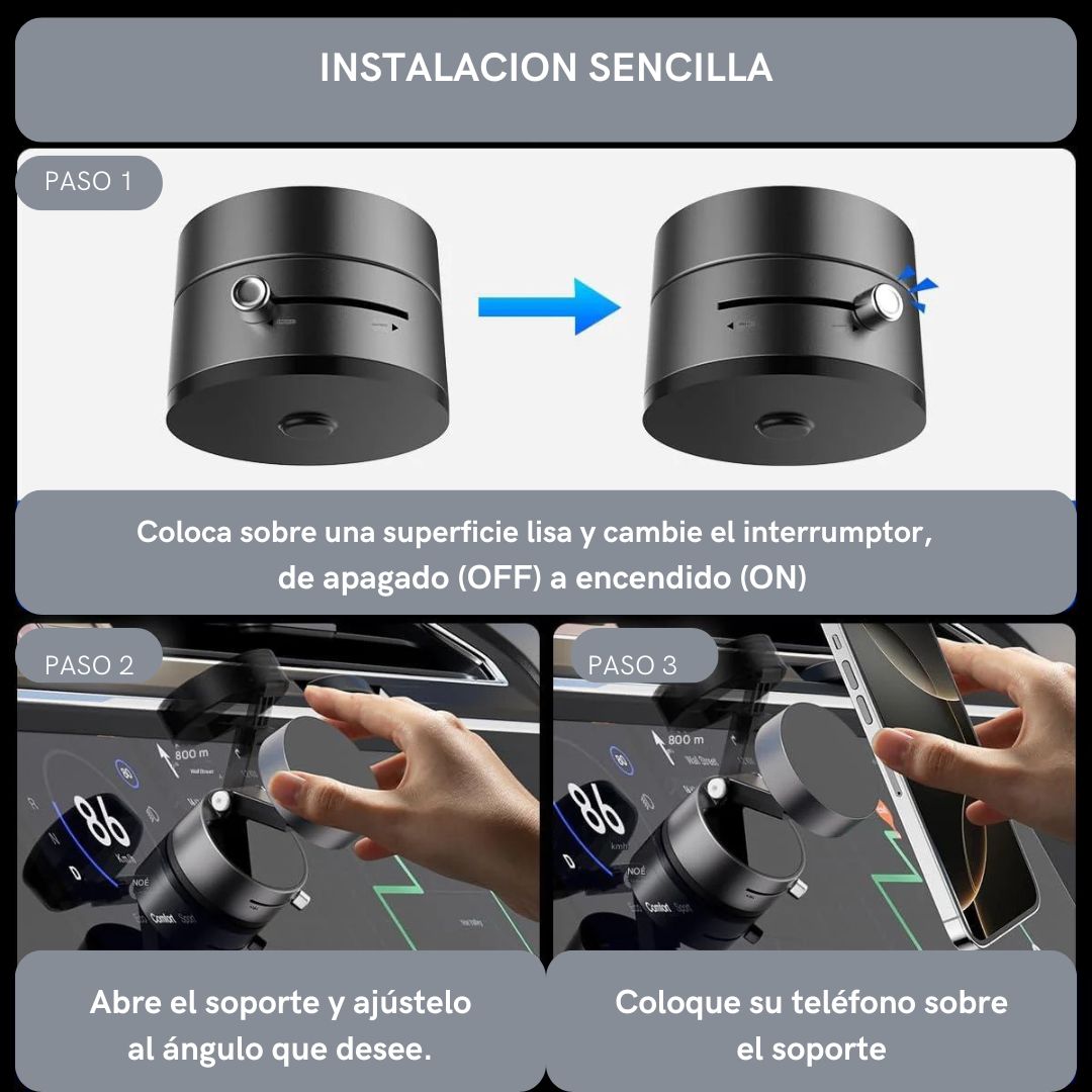Soporte magnético celular