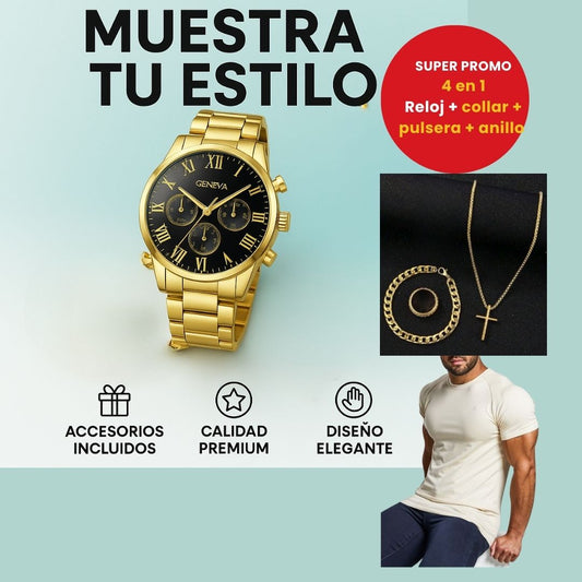 Combo reloj  Promo -  4 en 1