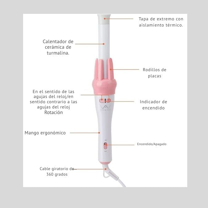 Rizadora de cabello 360